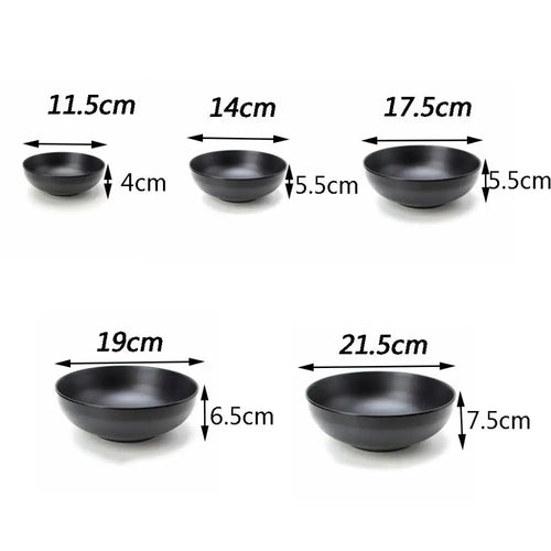 Bol ramen style japonais imitation porcelaine melamine cuisine