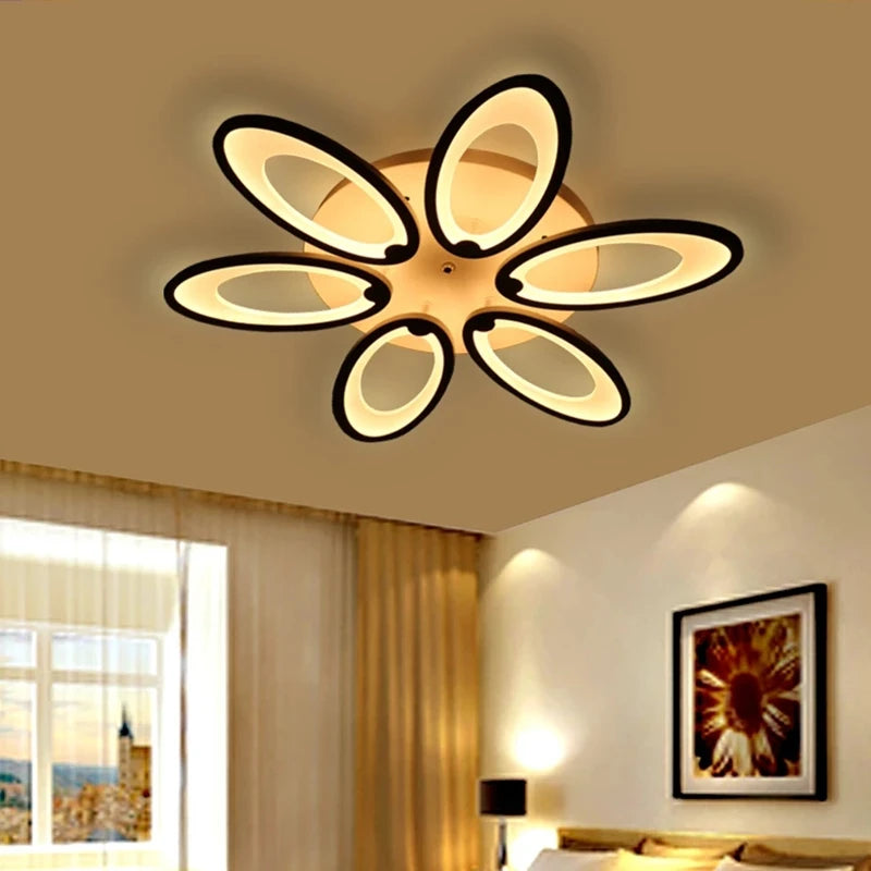 Plafonnier Led en forme de pétale