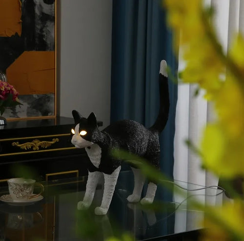 lampe de bureau esthétique en résine pour animaux décorative - vue 5 sur 9
