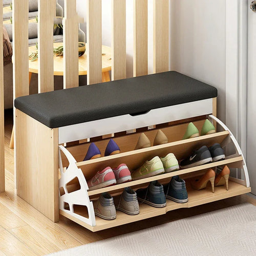 armoires à chaussures modernes de rangement vertical design japonais - vue 3 sur 21