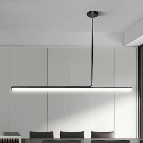 lampes suspendues led modernes longue bande décoratives d'intérieur