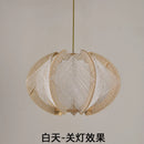 ZK50 Restaurant lustre bois Art chanvre corde lampe chambre créative Bar concepteur modélisation journal rétro unique tête lustre E27