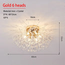 Modern Dandelion Crystal Pendant, Living Room, Dining Room, Bedroom Ceiling Light, Room Light, Fireball Decorative Light