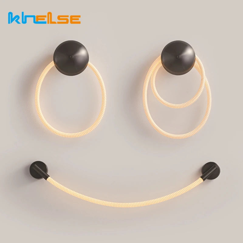 lampe led en silicone minimaliste de luxe flexible artistique - vue 2 sur 10