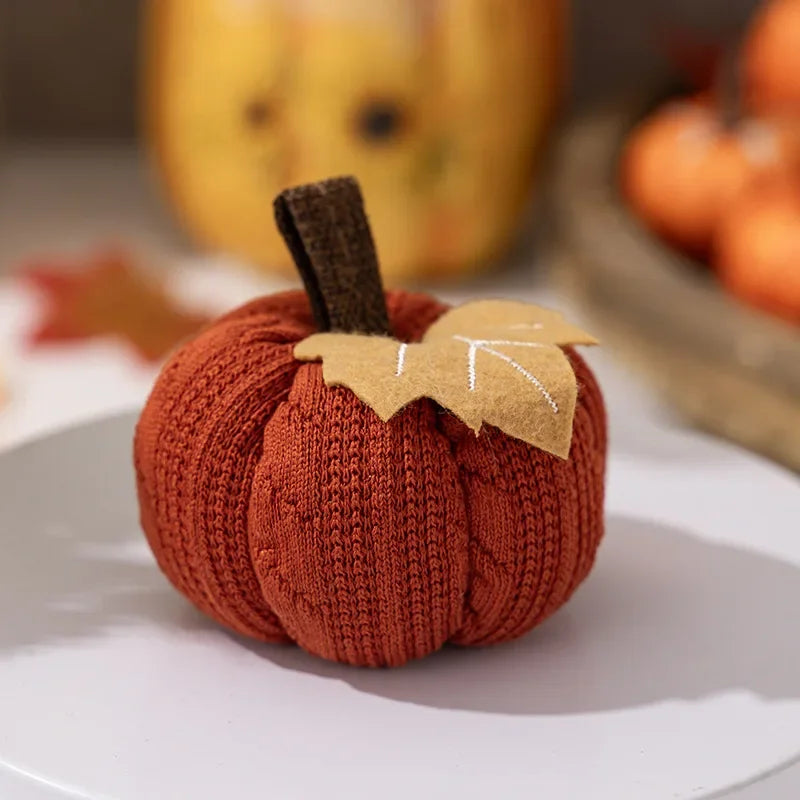 citrouilles décoratives pour automne thanksgiving et halloween - vue 9 sur 9