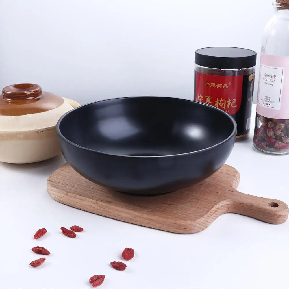 Bol ramen style japonais imitation porcelaine melamine cuisine - vue 6 sur 11