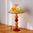 Vintage Nordic design desk lamp with colourful stones