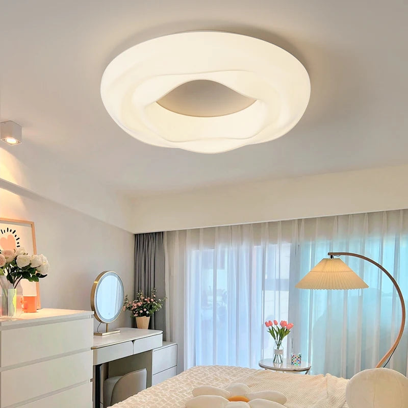 lustres style crème à spectre complet lampes créatives protection des yeux - vue 7 sur 12