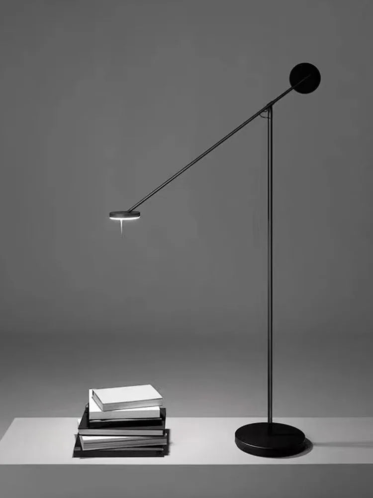 lampadaire led rotatif minimaliste lampe de lecture debout - vue 7 sur 14