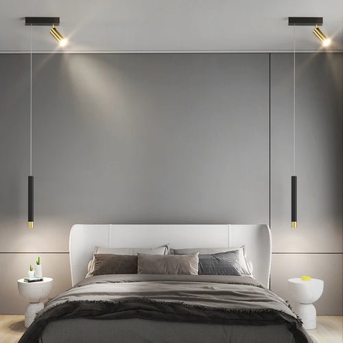 Modern nordic minimalist LED moon pendant light for home decor - vue 7 sur 13