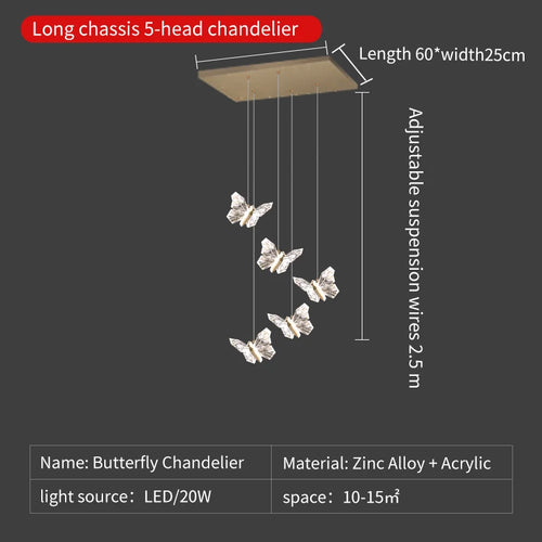 suspension en cristal nordique à led pour décoration moderne - vue 15 sur 18