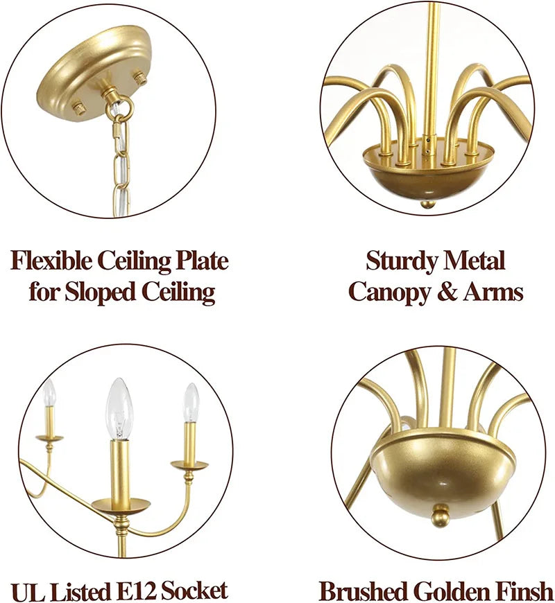 lustre décoratif américain pour intérieur élégant et moderne - vue 5 sur 7