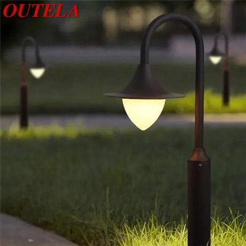 lampe de jardin extérieure led étanche design contemporain pour villa - vue 3 sur 47