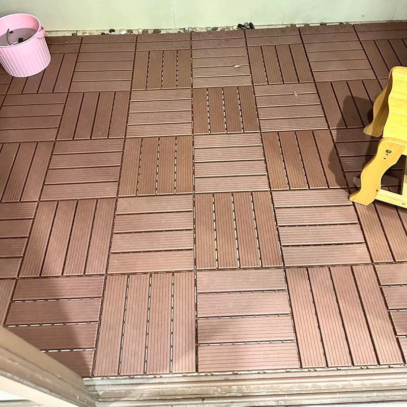 Dalles clipsables sol extérieur plastique 30x30 balcon terrasse
