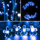 Solar garden fairy string lights for outdoor decoration