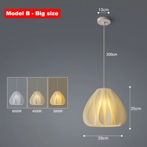 lustre créatif moderne suspendu restaurant cuisine chambre enfants déco éclairage - vue 13 sur 15