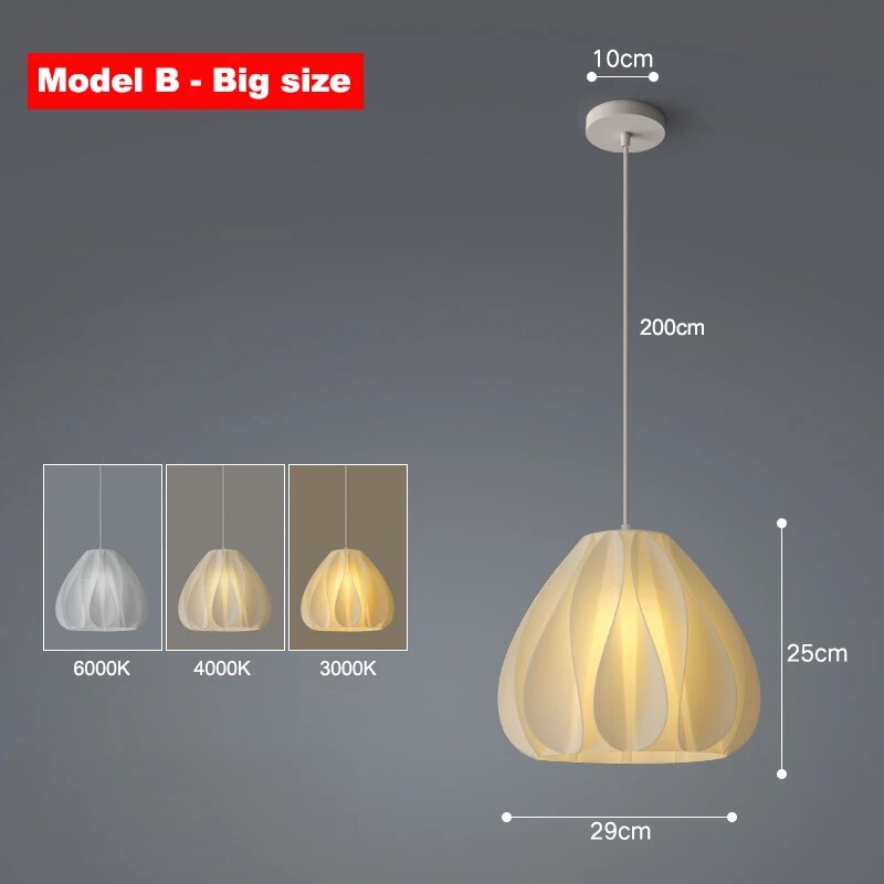 lustre créatif moderne suspendu restaurant cuisine chambre enfants déco éclairage - vue 12 sur 15