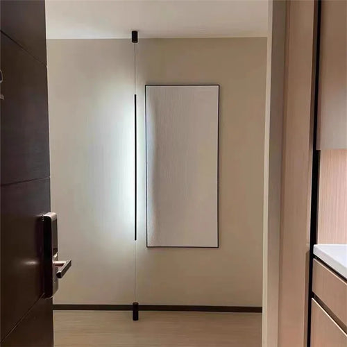 Minimalist hanging LED floor lamp modern design for interior decoration - vue 5 sur 12