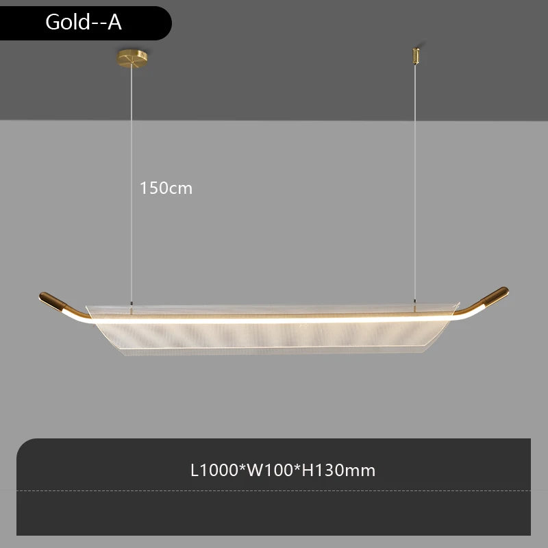 Minimalist designer pendant light for modern restaurant or bar - vue 9 sur 18