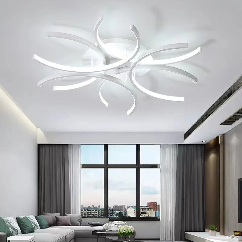 Lustre LED Moderne Nordique Loft Salon Cuisine - vue 5 sur 7