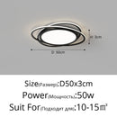 Minimalist LED ceiling light for cosy indoor lighting