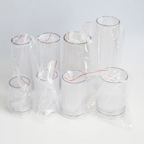 moule cylindrique à rayures pour fabrication de bougies en acrylique - vue 7 sur 14