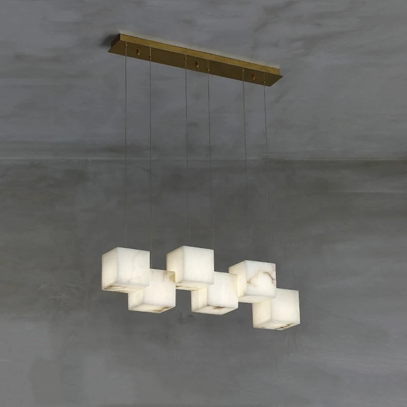 suspension créative en marbre pour décoration intérieure diy - vue 4 sur 7