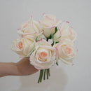 Realistic artificial rose bouquets for versatile decorations