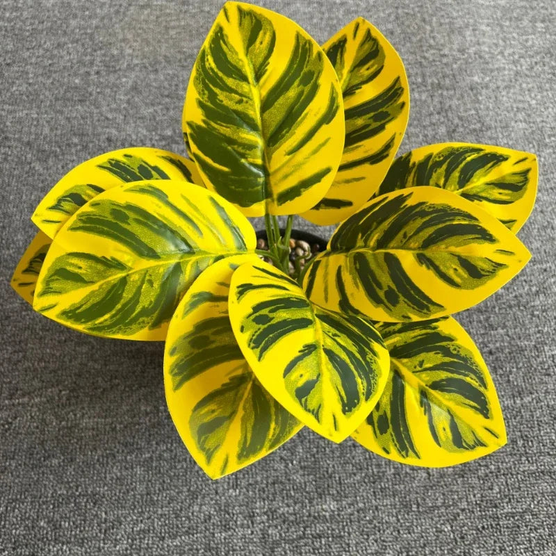 feuilles de phénix artificielles décoration verte en plastique - vue 8 sur 40
