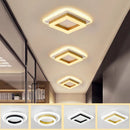 Plafonnier carré led moderne simple nordique pour intérieur