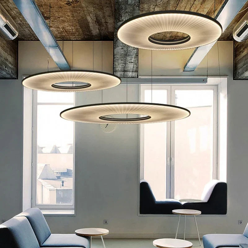 suspension moderne en tissu design pour intérieur élégant - vue 5 sur 15