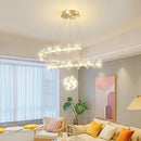 Nordic crystal pendant light modern minimalist creative