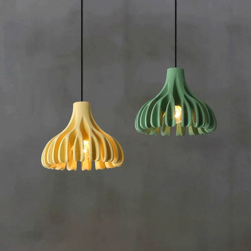 lustre moderne design en résine pour décoration commerciale - vue 2 sur 11