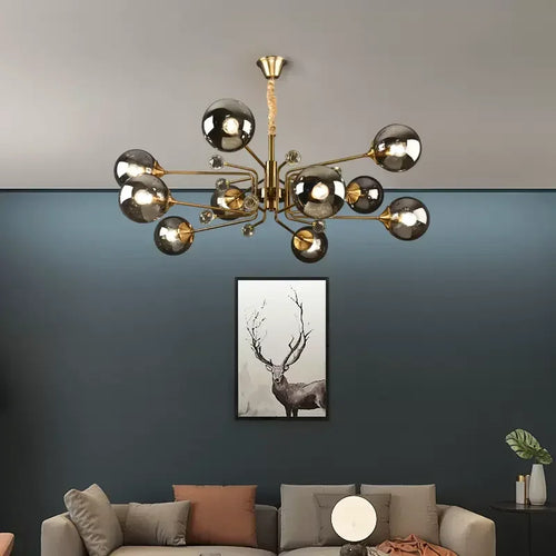 Minimalist modern magic bean chandelier for decorative interiors - vue 3 sur 10