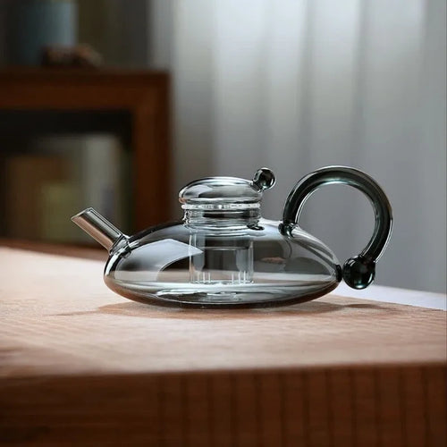 Theiere verre borosilicate resistante chaleur usage cuisine maison