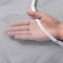 sac à linge pliable avec crochet pour rangement pratique
