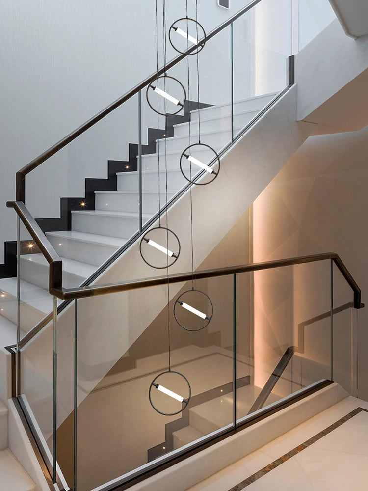 lustre à led moderne pour un éclairage nordique élégant - vue 4 sur 15