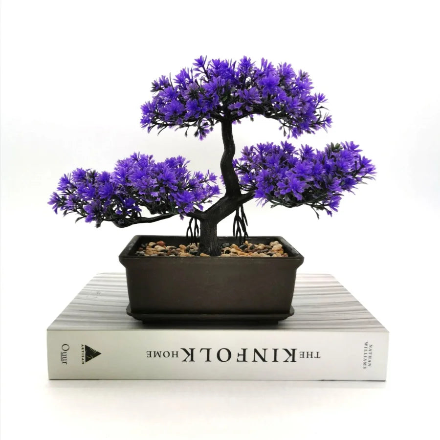 plantes de pin artificielles bonsaï arbre ornemental décoration intérieure - vue 6 sur 7