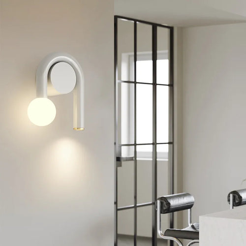 applique murale nordique en métal avec ampoules led éclairage industriel - vue 7 sur 8