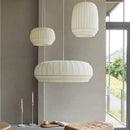 Minimalist Nordic stretch fabric chandeliers for coffee shop