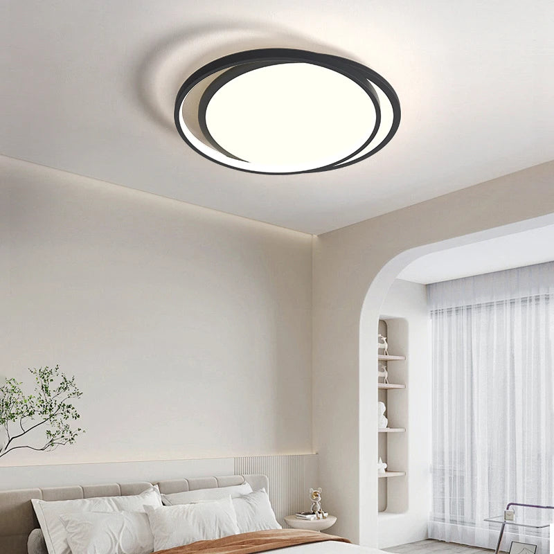plafonnier led ultra mince design moderne pour intérieur - vue 3 sur 12