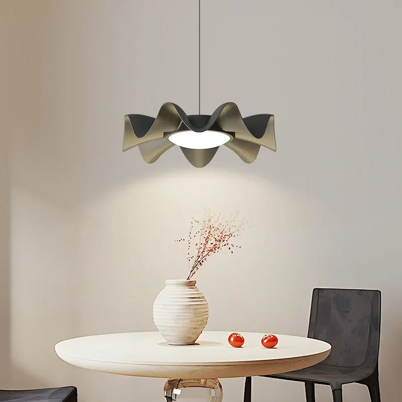 suspension à led moderne pour décoration intérieure nordique rétro - vue 3 sur 8