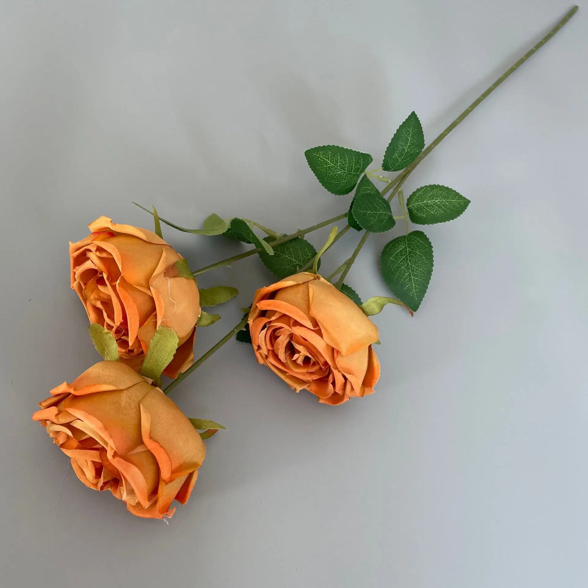 3 Heads Simulation Rose Branch Realistic Rose Bouquet For Weddings, Birthdays, And More For Floral Arrangements And Home Decor