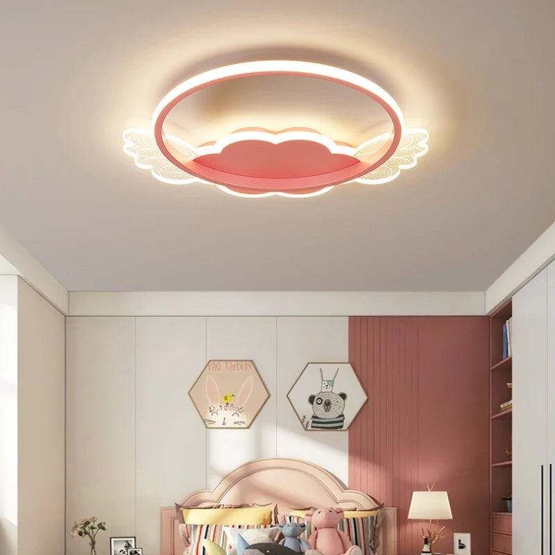 plafonnier nuage mignon pour chambre de princesse fille - vue 5 sur 11