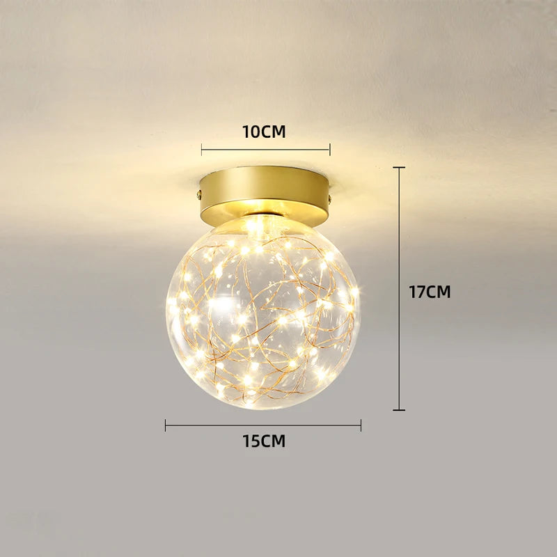 plafonnier LED simple Gypsophile veilleuse