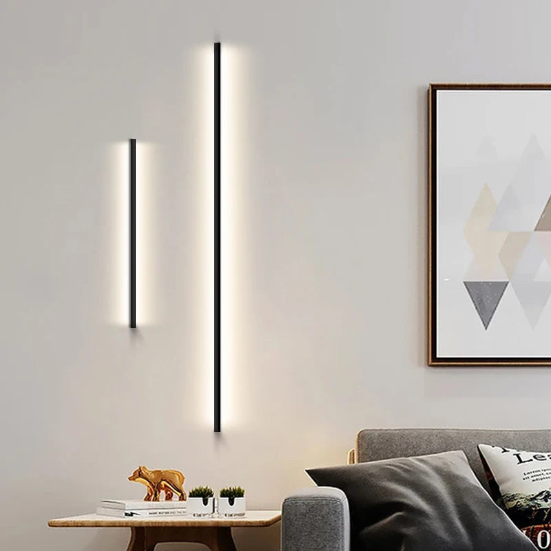 applique murale led cuboïde minimaliste en aluminium avec télécommande gradable