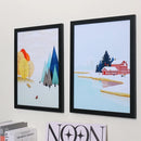 Home Decor Handmade Wooden Frames, A3 A4 16 Inch Sizes, Hangable and for Table Display, Great for Creative Photo Arrangements