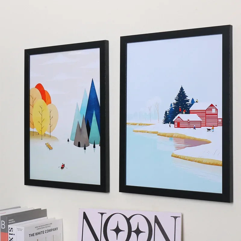 Home Decor Handmade Wooden Frames, A3 A4 16 Inch Sizes, Hangable and for Table Display, Great for Creative Photo Arrangements - vue 4 sur 9