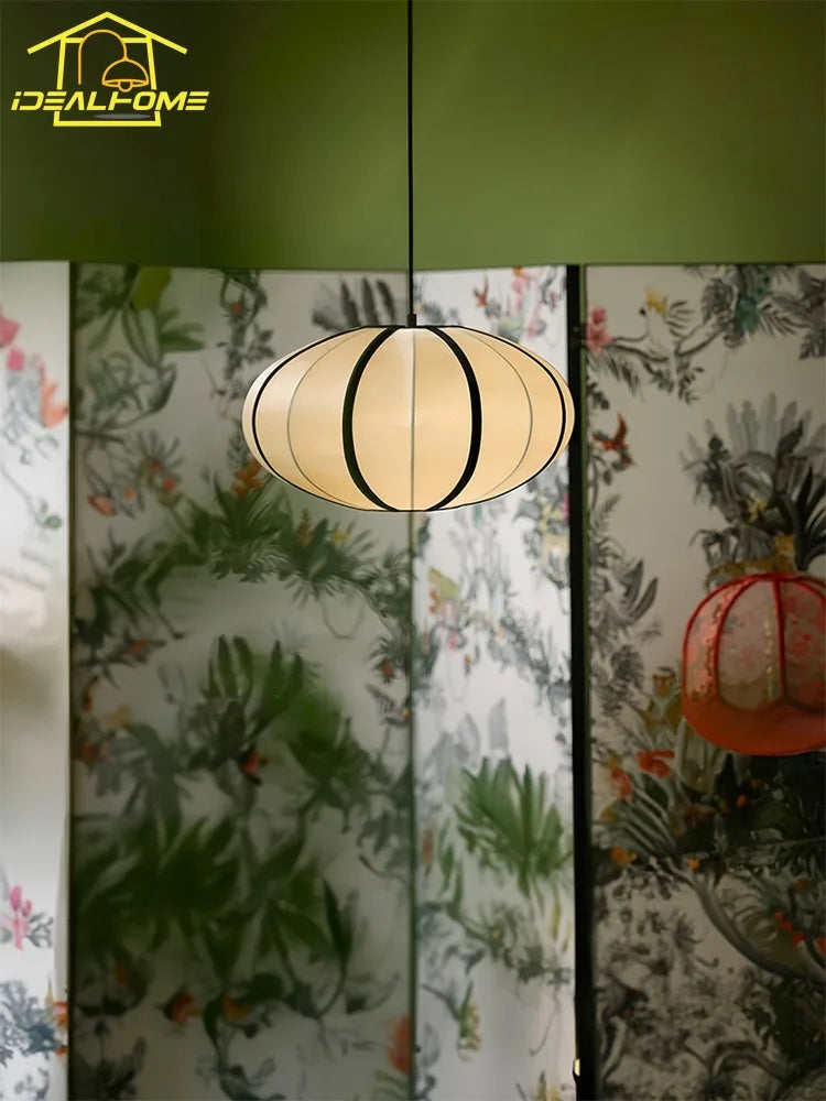 suspension japonaise vintage style nordique zen décoratif lumineux