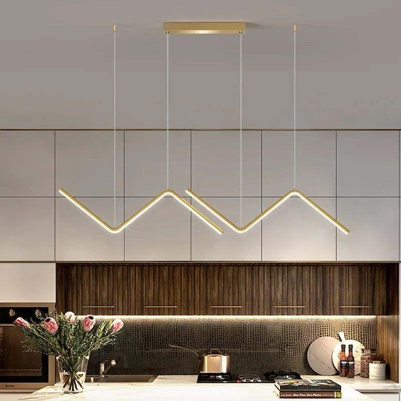 suspension moderne à led pour intérieur décoratif élégant - vue 6 sur 12
